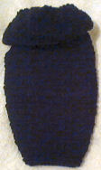 Black  Hand Crocheted Dog Sweater